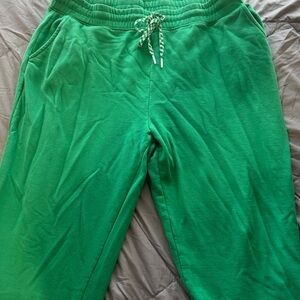 💚3/$25 XXL crown & ivy Vibrant Green Jogger Pants